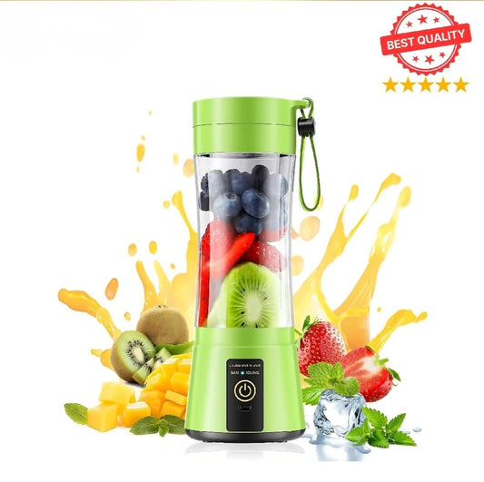 🥤 Portable USB Rechargeable Mini Blender – Smoothie & Juice Maker Bottle